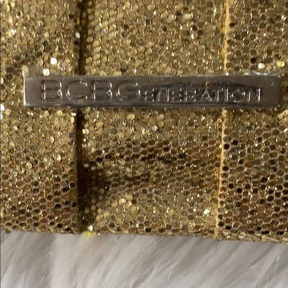 BCBGeneration Gold Clutch - Picture 2 of 5